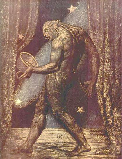William Blake The Ghost of a Flea Spain oil painting art